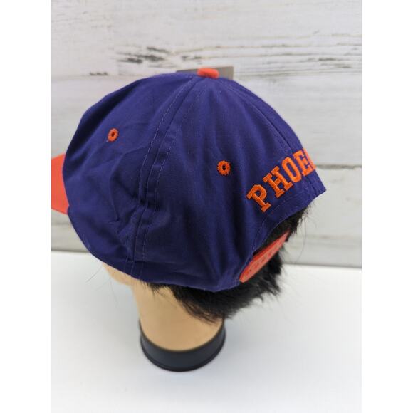 NWT Vintage Phoenix Suns Logo 7 Hat 1990s Deadstock NBA Basketball Snapback Cap - Picture 5 of 16